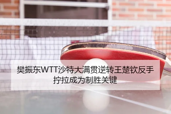樊振东WTT沙特大满贯逆转王楚钦反手拧拉成为制胜关键